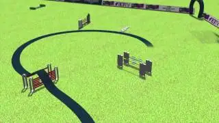 Furusiyya FEI Nations Cup&trade; 2015 - St Gallen Jump-Off Course Animation