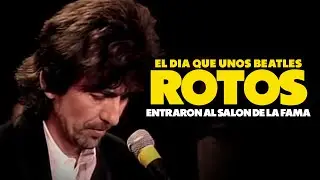 EL DÍA QUE UNOS BEATLES PELEADOS ENTRARON AL SALÓN DE LA FAMA DEL ROCK