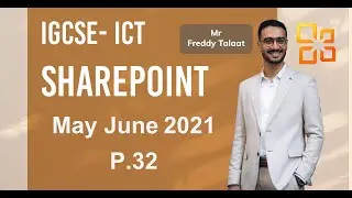 ICT OL 0417-0983 May June 2021 Paper 32 web page using  MS SharePoint 2007