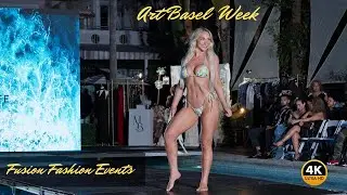 Показ мод купальников в Майами 2025 | Неделя Art Basel | Omni Beach Life | Fusion Fashion Events ...