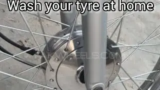 Wash your tyre at home#bike maintenance part 6