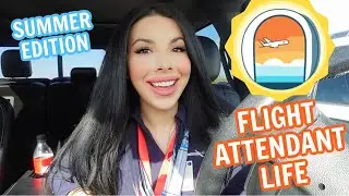 Flight Attendant Life - 3 DAY INTERNATIONAL TRIP, SUMMER STORMS, + PRIMARK HAUL ✈️🛍️