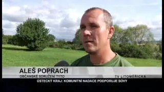 &Uacute;STECK&Yacute; KRAJ: Komunitn&iacute; nadace podporuje sovy (TV Litoměřicka)