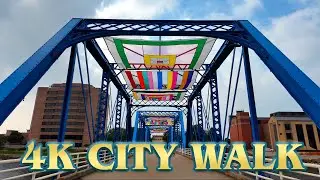 30 min Grand Rapids, MI Walking Video | ARTPRIZE | 4K | Binaural Audio