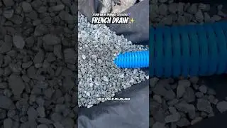 French Drain With Blind Inlet Connection - Water Management