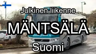 M&auml;nts&auml;l&auml;, Suomi. Julkinen liikenne