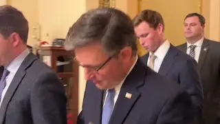 Mike Johnson sidesteps questions about White House threats to take over Greenland