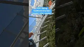 SeaWorld’s Penguin Trek POV #penguintrek #seaworldorlando #minivlog #rollercoaster #coaster #ride