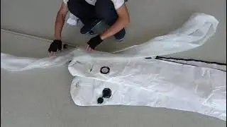 how to change the TPU bladder of X tent #inflatabletent
