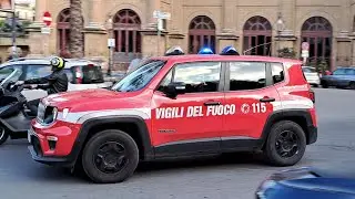 [FRANA] Jeep renegade AV/FNZ vigili del fuoco in sirena per frana su abitazioni!