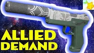 Destiny 2:  ALLIED DEMAND iron banner sidearm review - Is it worth the grind????