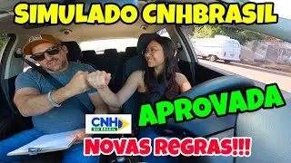 APROVADA SIMULADO EXAME PR&Aacute;TICO DETRAN - NOVAS REGRAS CNH BRASIL 2026. #CNHBRASIL #DETRANPR 