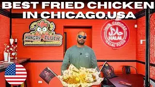 Best Halal Fried Chicken in Chicago 🍗 | American Food Vlog | Chicago, USA