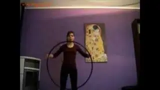 Juggling tutorial: hula hoop, vertical cat eye