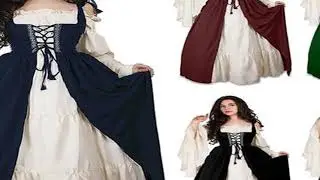 S-6XL Medieval Punk Dress Cosplay Halloween Costumes Women Palace Carnival Party Disguise Princess F