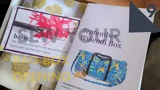 September's Sew Your Bag Subscription box
