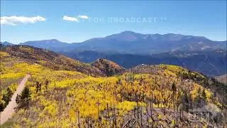 10-01-2024 Colorado Springs, Colorado - Pikes Peak Amazing Vivid Colorado Aspens Fall Colors