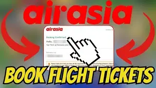 How To BOOK Flight Tickets ONLINE AirAsia! [QUCK & EASY]