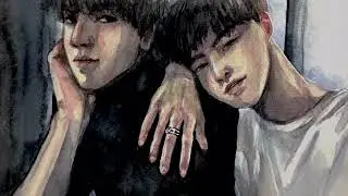 Watercolor speed painting - JUS2 (Jay B & Yugyeom)