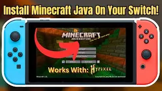 Как установить Minecraft Java Edition на Nintendo Switch! (Работает с Hypixel!) #nintendoswitch