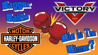 Affordable Bagger Battle - Victory Vision Street vs Harley Davidson Electra Glide Classic