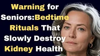 Warning for Seniors: 3 Bedtime Rituals That Slowly Destroy Kidney Health &mdash; Change Them Now!