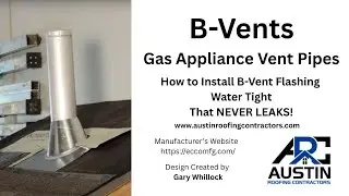 Austin Roofing Contractors - B-Vent Assembly - No Caulk Required