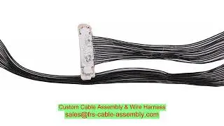 custom interconnect provider Medical waterproof FPD Link IV JAE to ITT Cannon IP68 PTFE jacket doubl