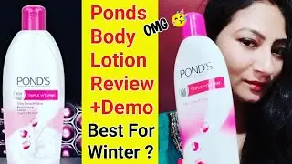 Pond's Triple Vitamin Silky Smooth Skin Moisturising Lotion | Pond's Body Lotion Review+Demo |