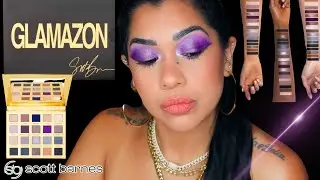 SCOTT BARNES *NEW* GLAMAZON EYESHADOW PALETTE| FULL GLAM! Collab- Suzana Torres (;