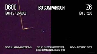Z6 vs D600 1080p Low Light Test