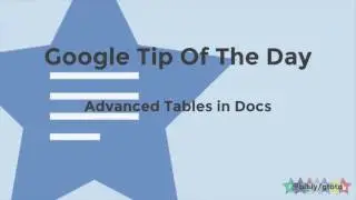 Advanced Tables in Docs