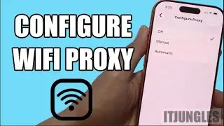 How to Configure Wifi Proxy to Off/Manual/Automatic on iPhone
