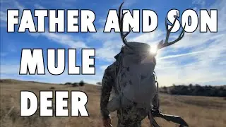 Father and Son Mule Deer Tag Out - South Dakota Mule Deer #muledeerhunting #riflehunting