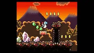 Super Mario World 2: Yoshi's Island World 6 100% Walkthrough Finale/End game and Credits