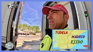 Viaje de Tudela, Madrid el Ejido #rutasdeviaje #tacógrafo #transporte #camion #tips #ayuda #trucos