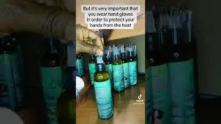 Simple shrink wrap method. Organic hair growth oil #hairgrowth #haircareproducts