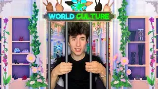 DRESS To IMPRESS But I'm *LOCKED* In The WORLD CULTURE ROOM...