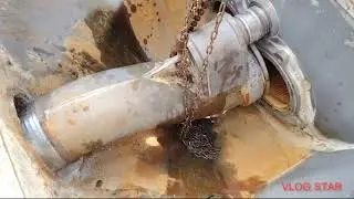 Concrete pump S Transfer Tube and Cutting Ring Removal JNHTC MODEL