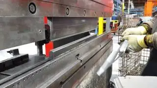 Fiessler AKAS-2F Laser on Cincinnati press brake