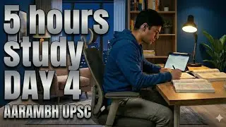 Upsc study volg daily, aaj firse 5 hours done keye ✨#civilserviceexampreparation 