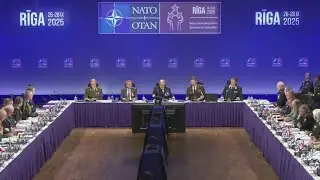 NATO leaders meet to discuss defense and deterrence measures after Russian incursions