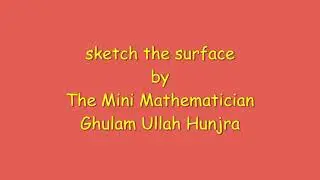 identify and sketch the surface