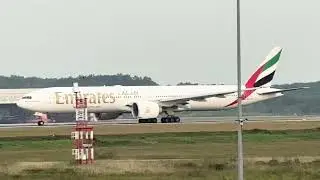 Emirates take-off at KLIA