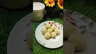Easy Nariyal Milk Powder Laddu | Dessicated Coconut Laddu #recipe #trending #food #cooking #viral