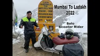 Leh - Khardungla - Nubra (Diskit)| Day 7 | Mumbai To Ladakh 2022 | Solo Scooter Rider | Access 125