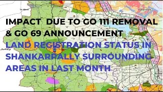 Land rates due to removal of GO 111| Registrations status in GO 69  areas| Hyderabad real estate