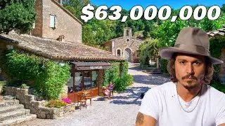 Деревенский дом Джонни Деппа на юге Франции выставлен на продажу за 63&nbsp;000&nbsp;000 долларов