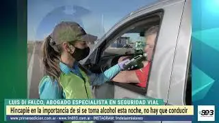 Luis Di Falco, especialista en Seguridad Vial :“Navidad no es excusa para manejar alcoholizado”