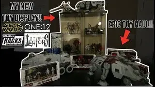 EPIC STAR WARS TOY HAUL - MY NEW TOY DISPLAY! MEZCO ONE 12, MYTHIC LEGIONS, VIRTUVIAN HACKS!